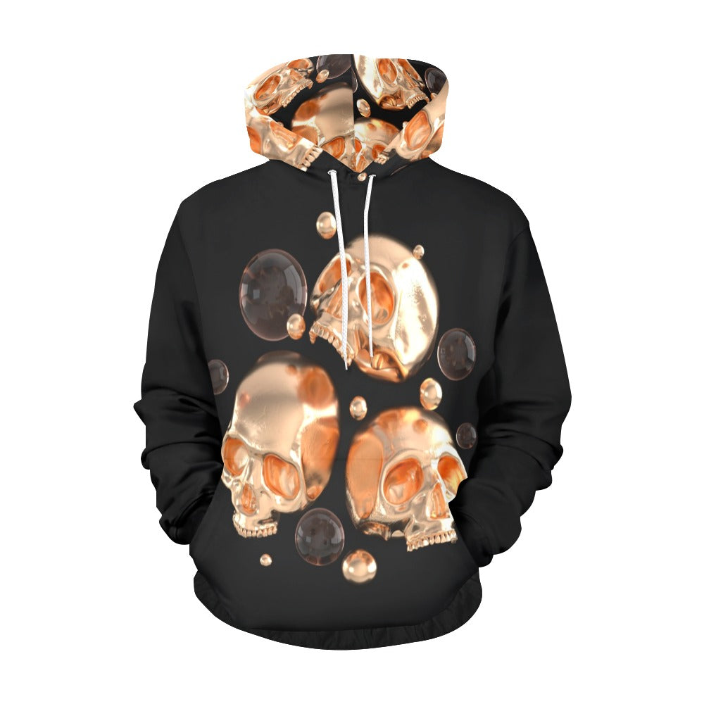 Golden Death All Over Print Hoodie