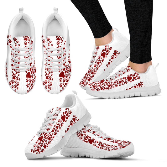 Paw prints Women's Sneakers