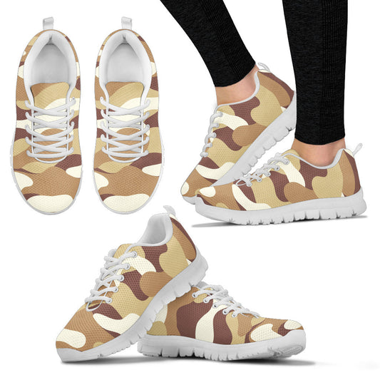 "Lady Camo Beige" Baskets Femme