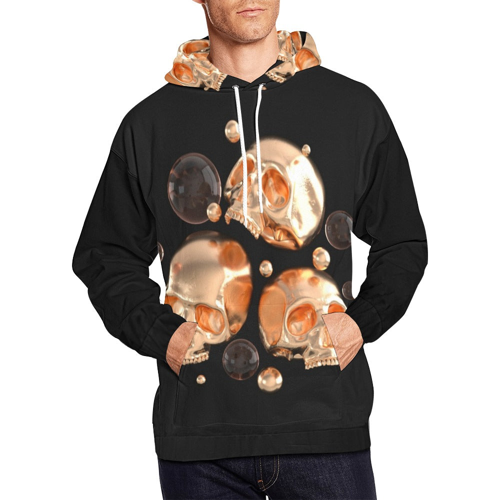 Golden Death All Over Print Hoodie