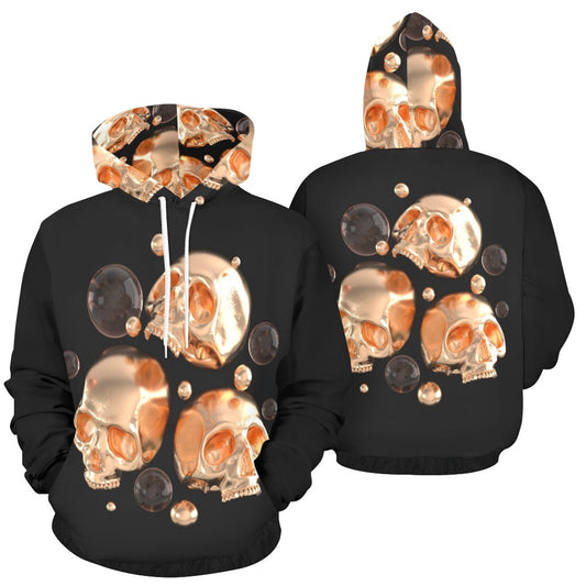 Golden Death All Over Print Hoodie