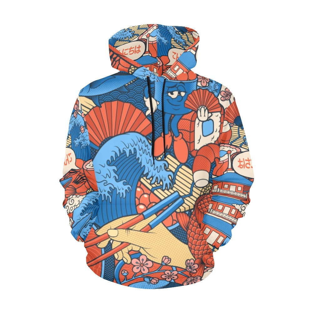 Japanese Food All Over Print Hoodie