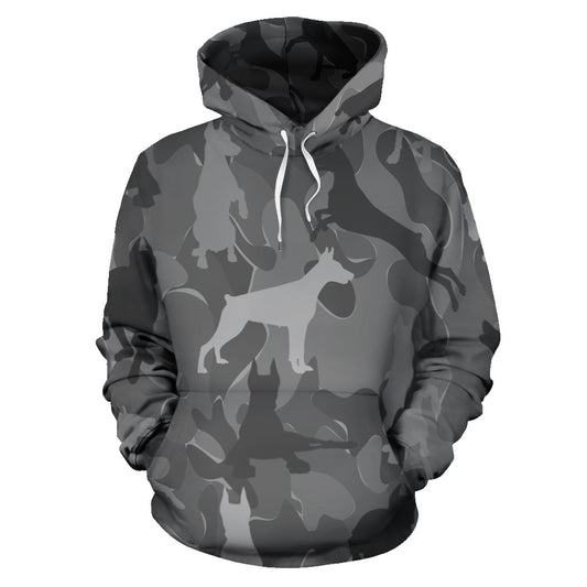 Doberman Light Grey Hoodie