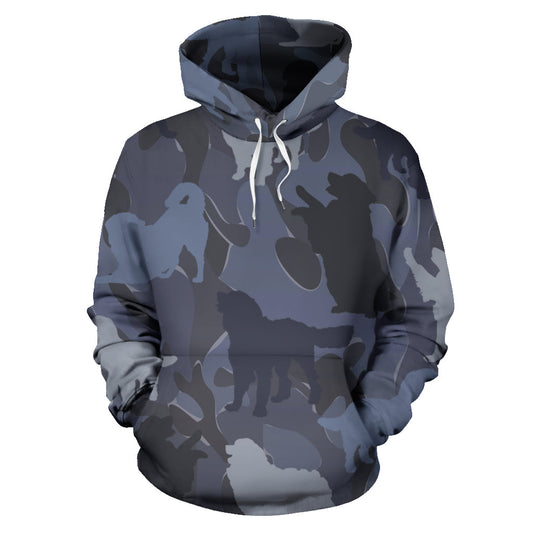 Bernese Mountain Dark Blue Hoodie