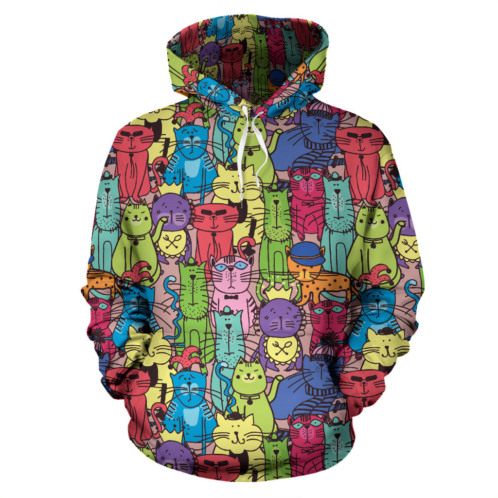 Cartoon Cat Hoodies - Top Content | POD Collection | Free Shipping