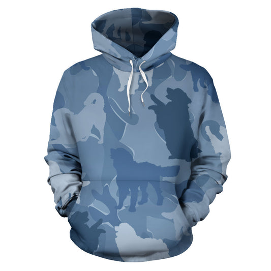 Bernese Mountain Light Blue Hoodie