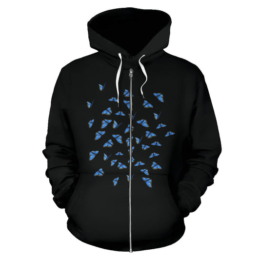 Butterfly Lovers Zip-Up Hoodie