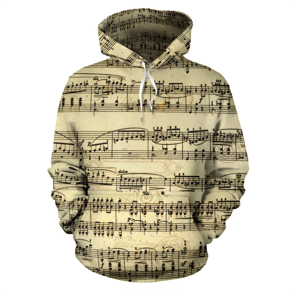 Hoodie Sheet Music Design - Top Content | POD Collection | Free Shipping