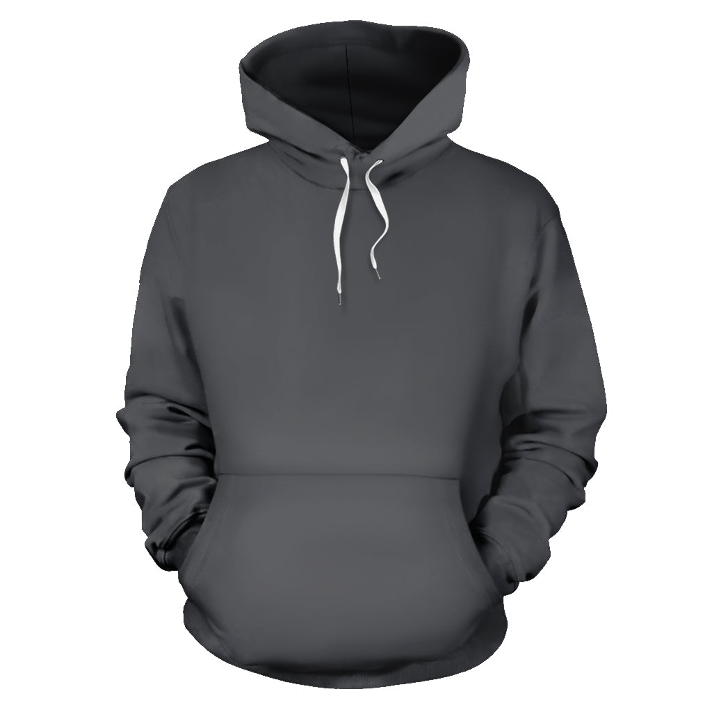 Back Print Wicked Gray Bandana Pullover Hoodie