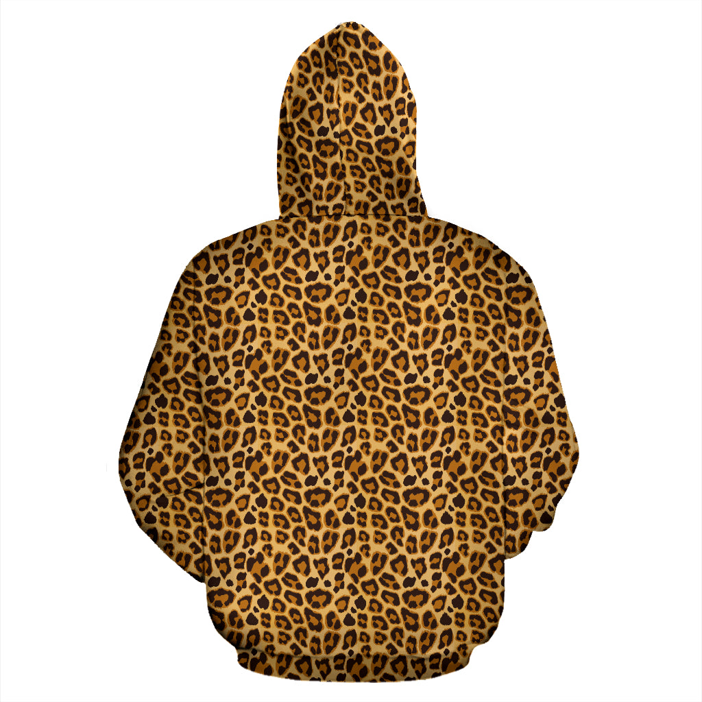 Leopard Zip-Up Hoodie