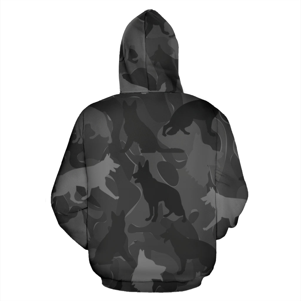 German Shepherd Dark Grey Hoodie