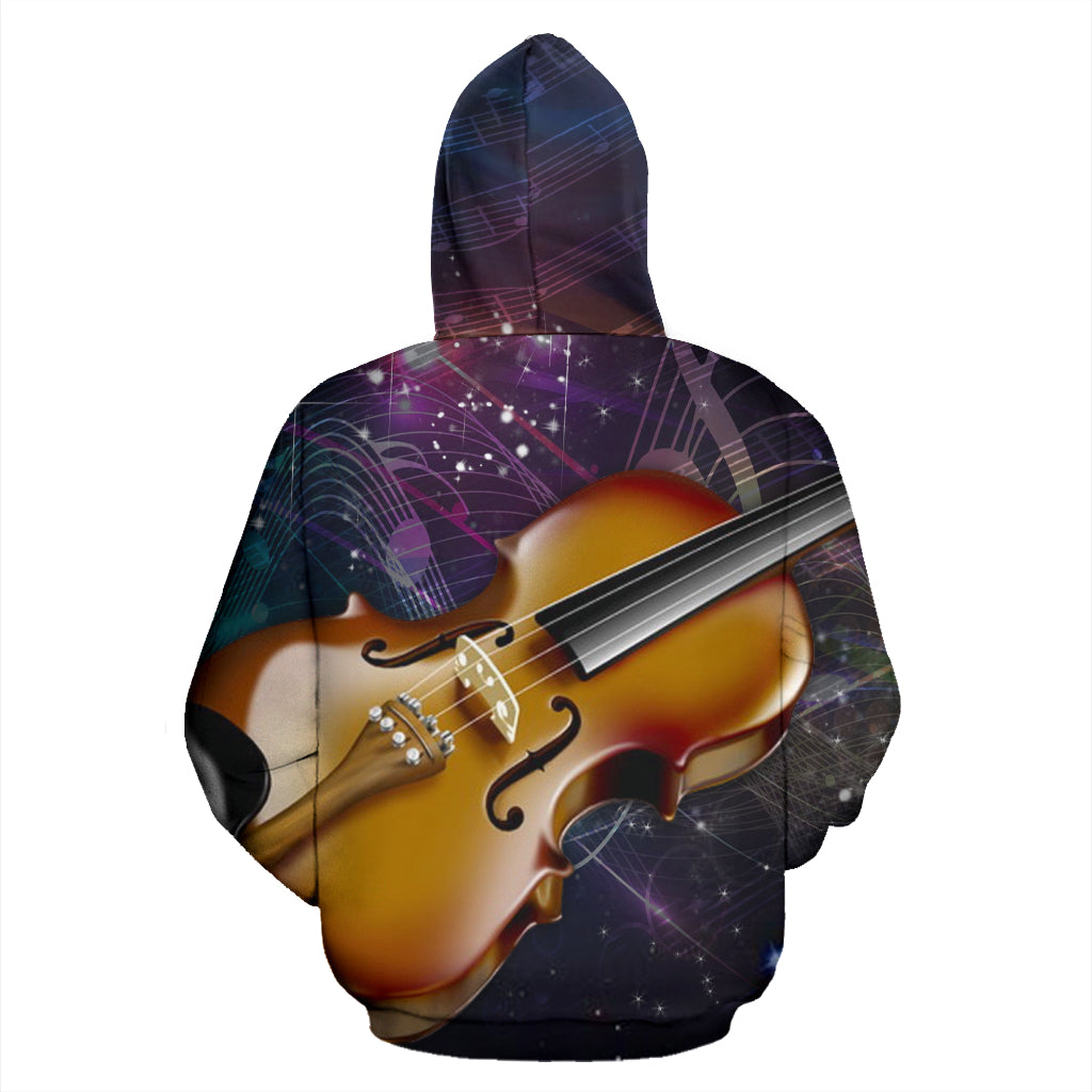 Guitar Lovers Zip-Up Hoodie