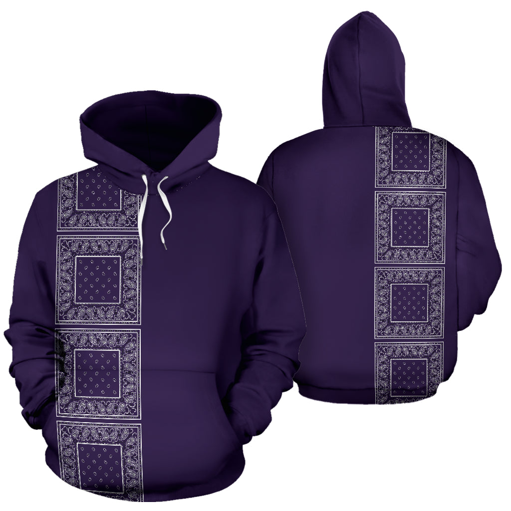 Lineup Royal Purple Bandana Pullover Hoodie