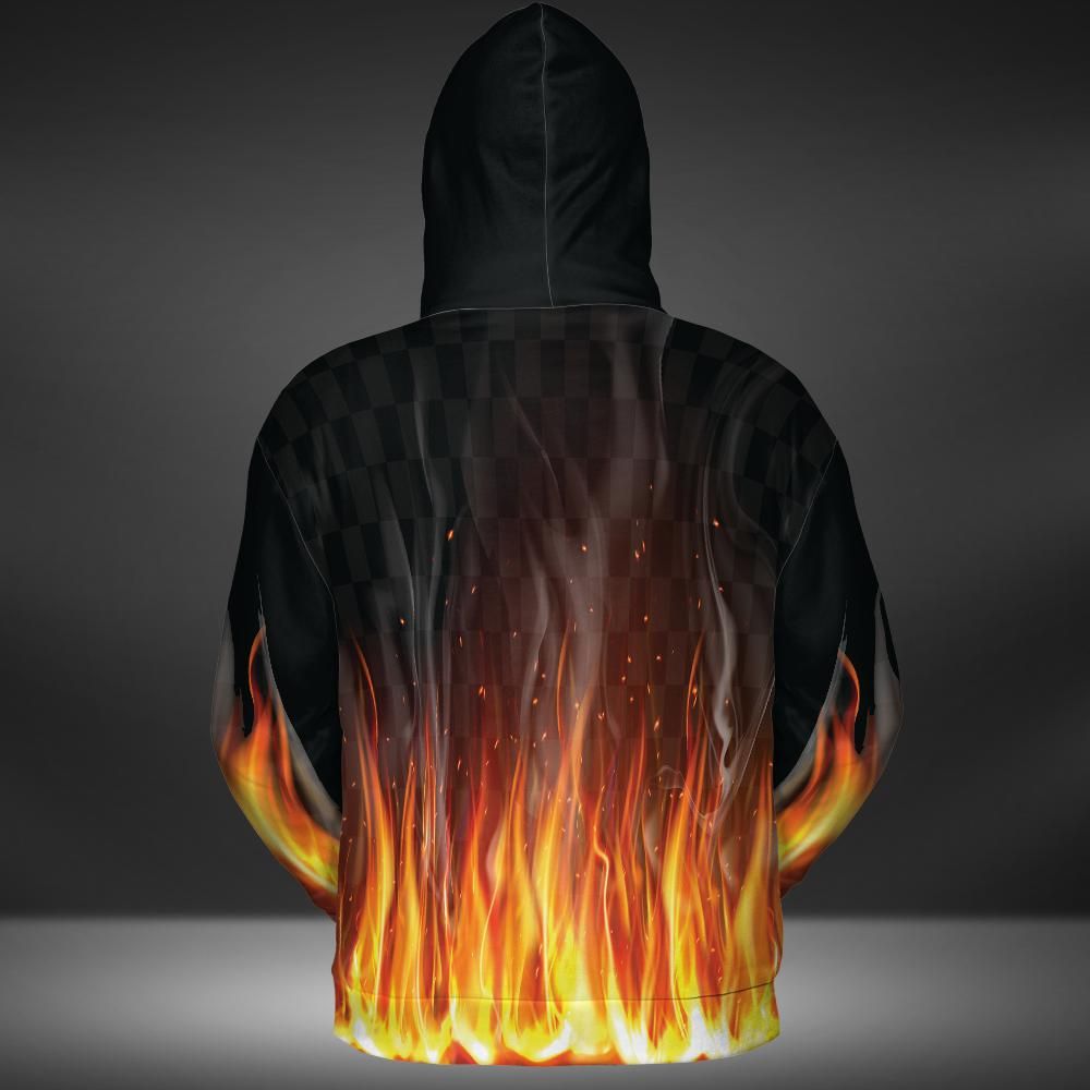 Flames of Success Black Hoodie